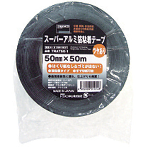 TRUSCO 슈퍼 알루미늄 호일 점착 테이프 광택 있음 폭 50mmX 길이 50m TRAT50-1 1 권