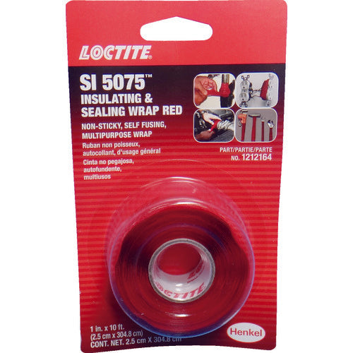 록타이트 절연&실링랩 2.5cm×3m 레드 실리콘 테이프(1212164)(SI5075) 1212164 1권