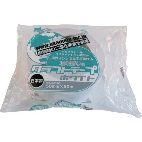 오카모토 환경 생각 크래프트 테이프 에코 화이트 224 W50 1 권