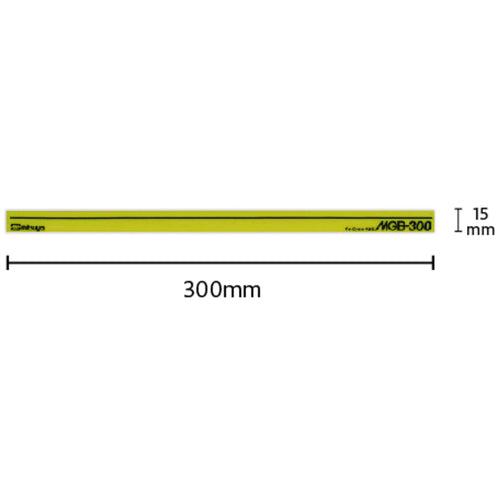 mitsuya magnet bar 300MM yellow MGB-300-YL 1 piece