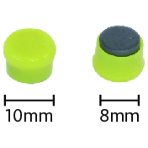 Mitsuya Color Magnet Round #10 Yellow MR-10-YL 20 pieces