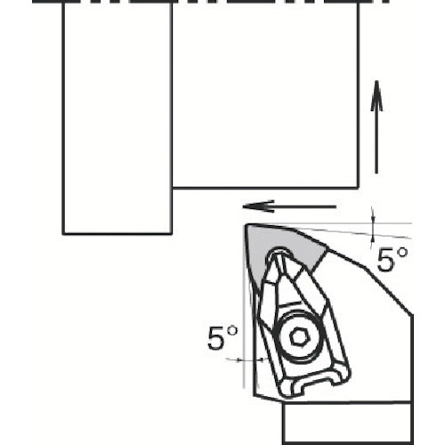 Kyocera External and End Face Machining Holder DWLNR2525M-08 1 piece