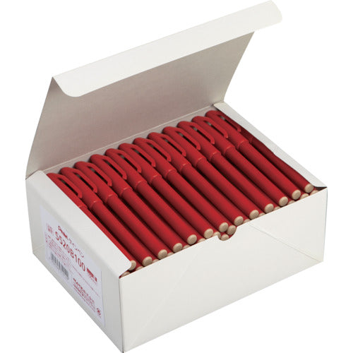 Pentel Water-based Pen Pentel Sign Pen Red 100 Pieces S520B100 1 S