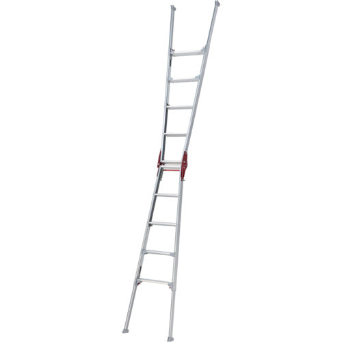 Hasegawa RYZL-15 1 unit, 5-step aluminum stepladder with extendable legs (10201)