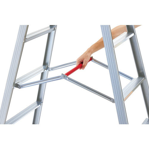 ハセガワ 脚部伸縮式アルミ専用脚立 ワンタッチバー RYZ型 10段(10199) RYZ-30C 1 台