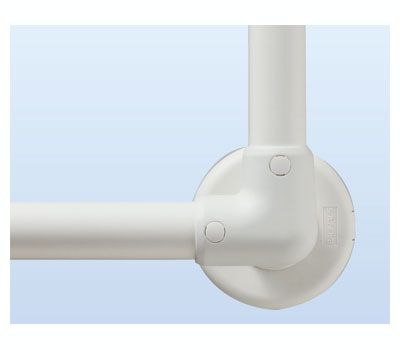 32 Soft Aquarail Corner Bracket / 040-7318 White SAQ-08W 1 piece