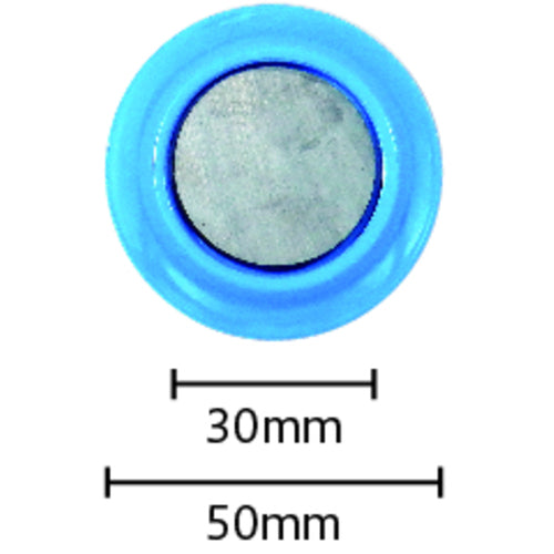 Mitsuya Color Magnet Round #50 Blue MR-50-BU 10 pieces