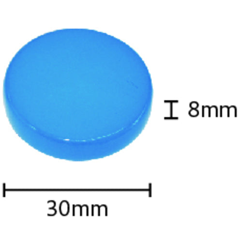 mitsuya 파워풀 마그넷 30MM 파랑 2개입 HMG-30-BU 1 PK
