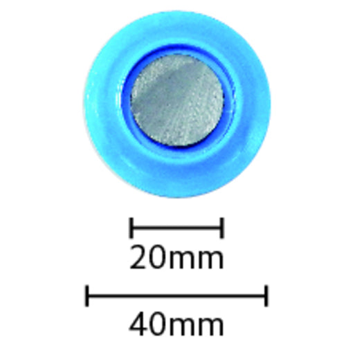 mitsuya カラーマグネット丸型#40 青 MR-40-BU 10 個