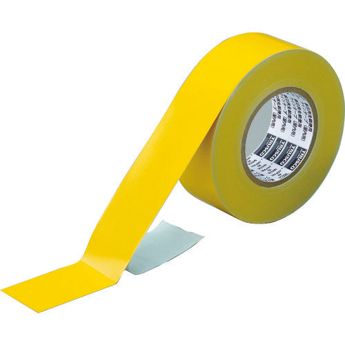 TRUSCO ラインテープ 屋内用 幅50mmX長さ50m イエロー TLT-50EAY 1 巻