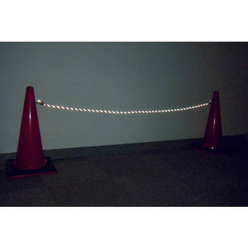 TRUSCO Cone Rope Reflective Sign 12mm x 2m TCC-31 1 piece