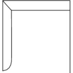 モクバ印 スロットチゼルA型 25mm巾×240mm (ブリスターパック入り) A-16 1 本