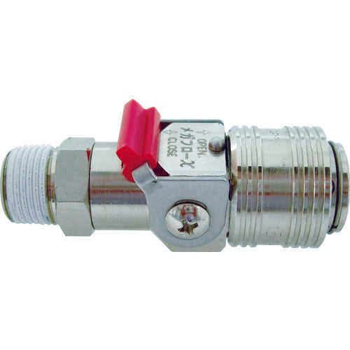 Chiyoda Metal Coupling Megaflow X Purge Brass R3/8 MFXP-03M-B 1 pc