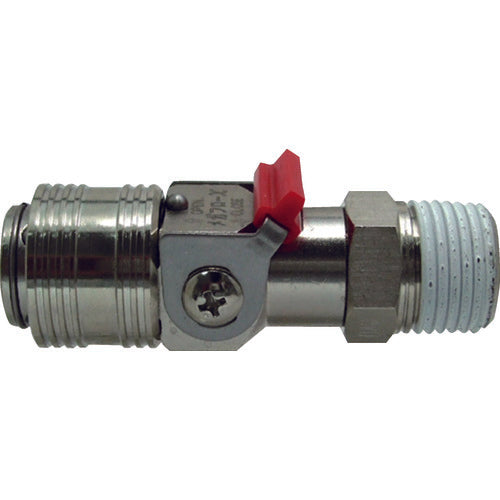 Chiyoda Metal Coupling Megaflow X Purge Brass R1/2 MFXP-04M-B 1 pc