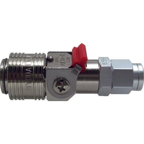 Chiyoda Metal Coupling Megaflow X Purged Brass 6.5 x 10 for Polyurethane Hose MFXP-6.5HB 1 pc