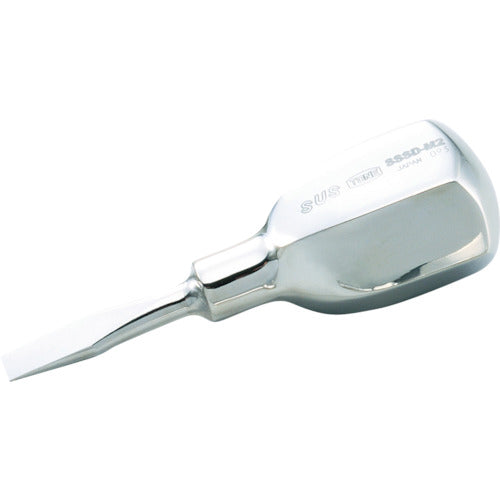 TONE SUS All Stainless Steel Stubby Driver (-) 0.8 x 6.0 SSSD-M2 1 piece