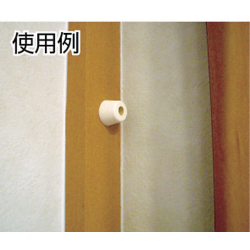 MK ゴムセーフ戸当 白 20mm M-600-20S 1 個