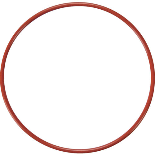 TRUSCO Oリング 4C G−100(1個入) 赤シリコンゴム(固定用) T-4CG100 1 袋