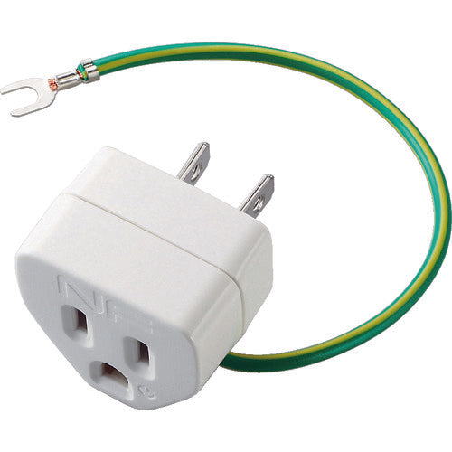 ELECOM Tap Noise OA Adapter 3-pin to 2-pin Conversion Plug T-H32N 1 pc