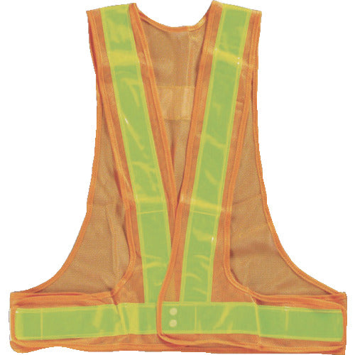 TRUSCCO 안전 베스트 옐로우*옐로우 폴리에스테르제 TKA-360A 1 착용