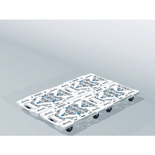 TRUSCO Plastic Platform Cart Route Van Mesh Type 515X385 Black MPK-500-BK 1 Unit