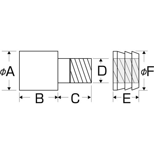 WAKI 켈다보 크롬 10mm 1/4 인치 맨 ML520 1봉