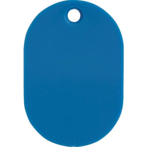 TRUSCO 見やすい色の小判札 大 60×40mm 5枚入 ブルー UHFL-B 1 PK