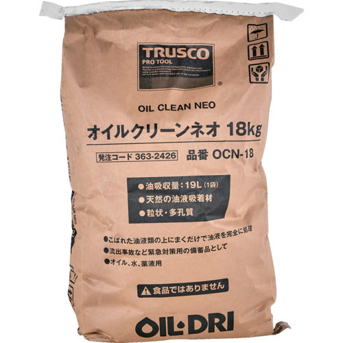 TRUSCO オイルクリーンネオ 18kg OCN-18 1 袋