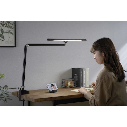 IRIS 578020 Desk Light Clamp Type Black LDL-TCDL-B 1 unit