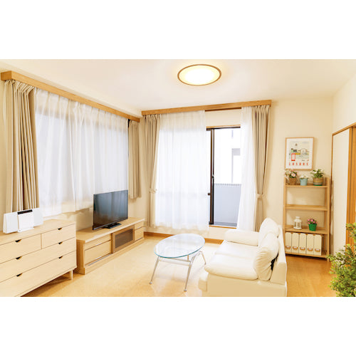 IRIS 249013 LED ceiling light, Metal Circuit Series, Wood frame, 8 tatami mat room color adjustment, Natural, CL8DL-5.1WFU, 1 unit