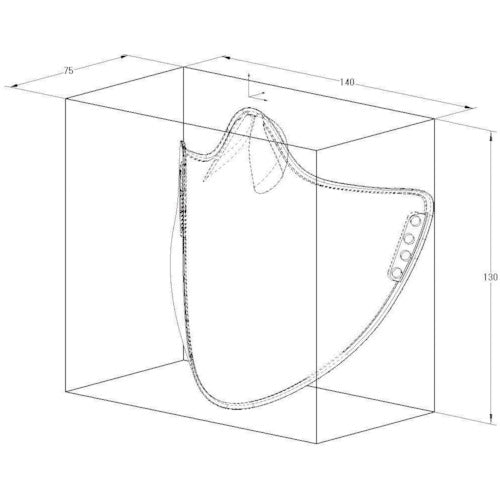 Mold Support Kindai Mask MSKDM01 1 piece