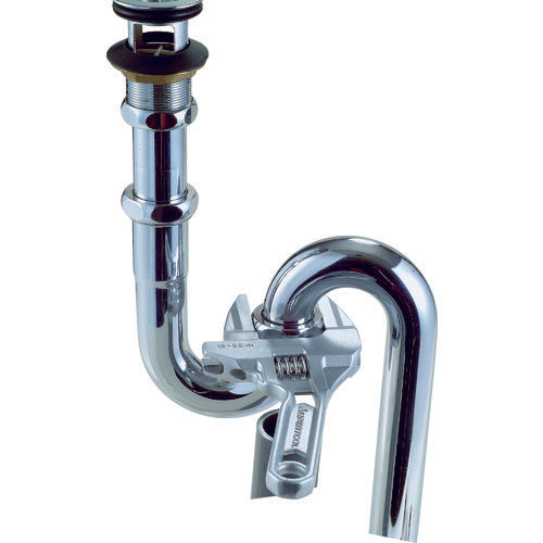 スーパー たて型アルミモーターレンチ 口開き:16〜68mm 全長:205mm MFTN68A 1 丁