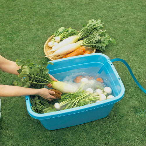 TONBO Square Basin Jumbo with Drain Plug, Blue, 60L, 799, 1 pc