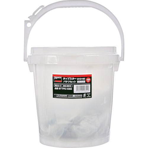 TRUSCO タップスター ステンレス バケツセット M10×60 100本入 BTTPS-1060 1 S