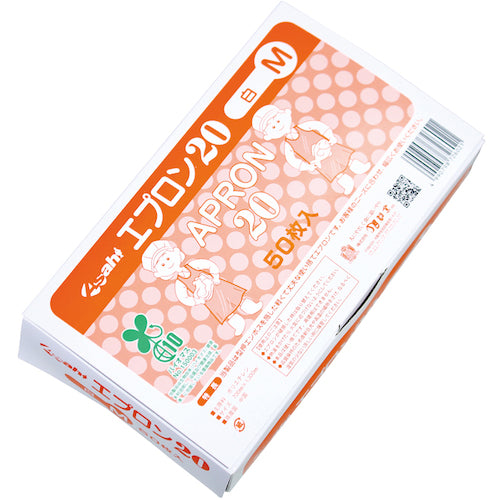 아사히 앞치마 20 박스 입백 M 11344 1 박스