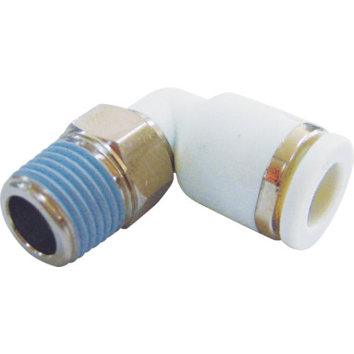 CONVUM Male Elbow, Suitable for Tube Outer Diameter 6mm, Connection Diameter R1/8 WPL06-01, 1 pc