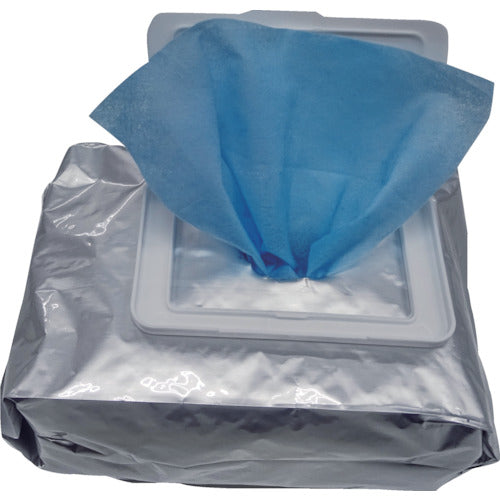 橋本 除菌パウチノンアルコール ブルー 150X200mm 110枚入 NJ11B 1 袋