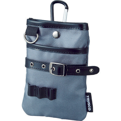 TRUSCO コンパクトツールケース シザーポケット グレー TCTC1509-GY 1 個