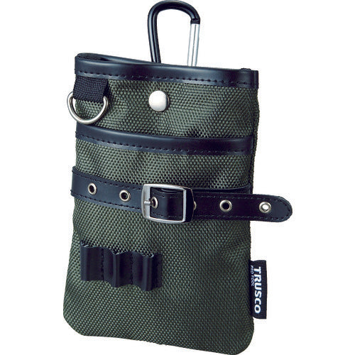 TRUSCO コンパクトツールケース シザーポケット グリーン TCTC1509-GN 1 個