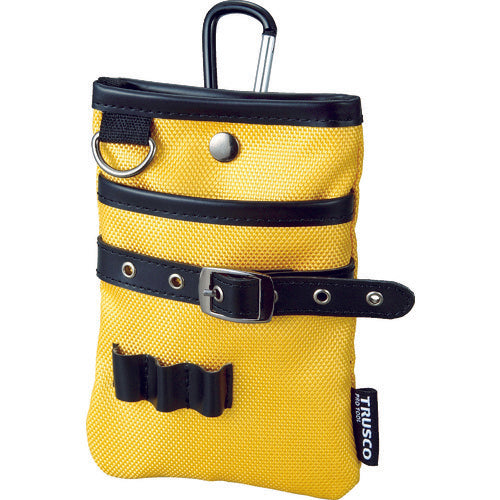 TRUSCO Compact Tool Case Scissor Pocket Yellow TCTC1509-Y 1 pc