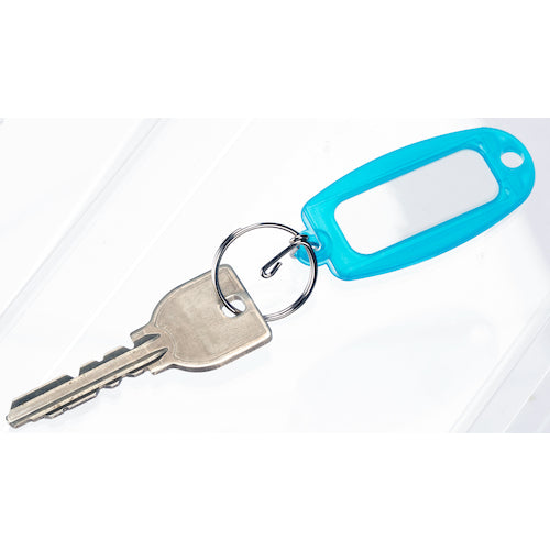 TRUSCO 명찰 키홀더 투명 블루 50개입 TNH-50-TB 1봉