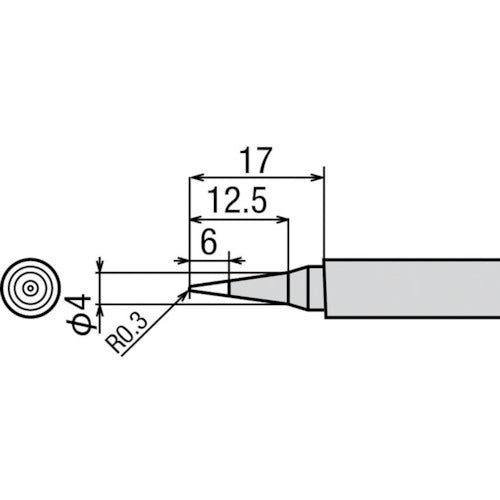 굿 교체 팁 SB형 TQ-77/95용 TQ-77RT-SB 1개