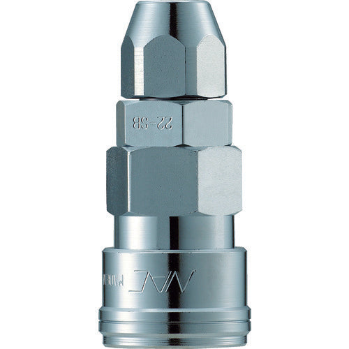 너크 퀵 커플링 AL20형 강철제 우레탄 호스 설치용 소켓 6.5×10.0 CAL22SB 1개