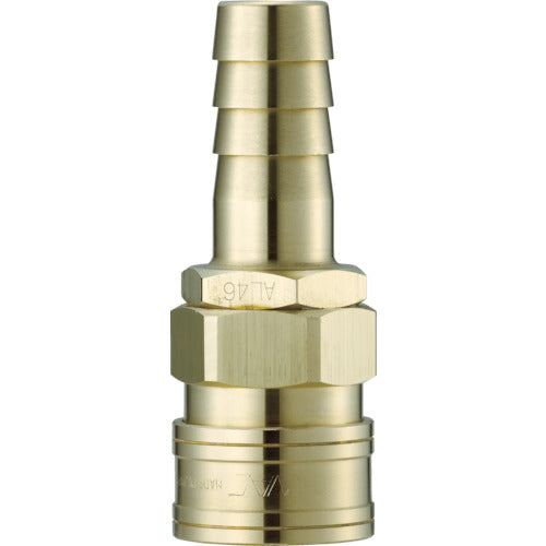 NAC Quick Coupling AL40 Type Brass Hose Mounting Socket 3/4 CAL46SH2 1 pc