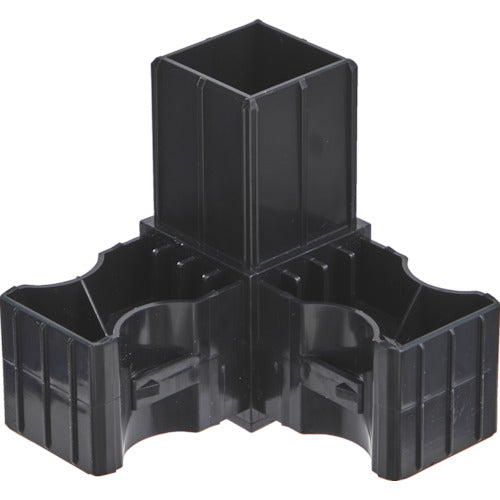 TRUSCO 리니어 종이관용 조인트 C(3방향 구멍 있음) KF-JOINTC 1개