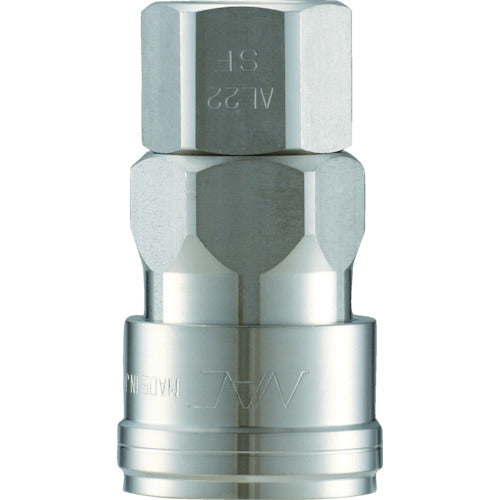 NAC Quick Coupling AL40 Type Stainless Steel Male Thread Mounting Socket R1 CAL48SF3 1 pc