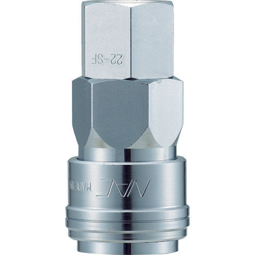 NAC Quick Coupling New One-Touch Male Thread Mounting Socket R1/4 CAT22SF 1 pc