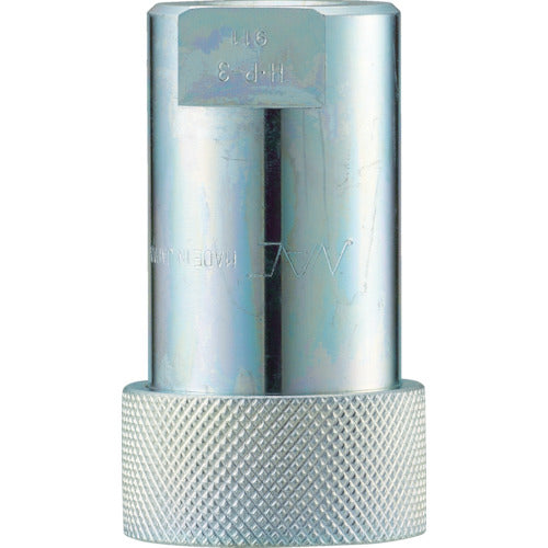 NAC Quick Coupling HP Type Special Steel High Pressure Type Male Thread Mounting Double Opening Type CHP03S 1 pc