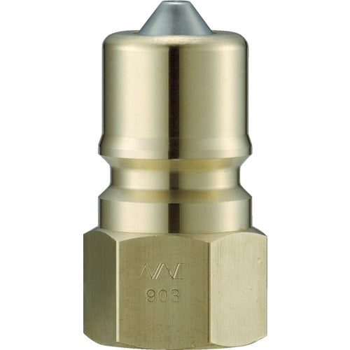 NAC Quick Coupling SPE Type Brass Large Flow Type Male Thread Mounting Double Open/Close Type CSPE02P2 1 pc