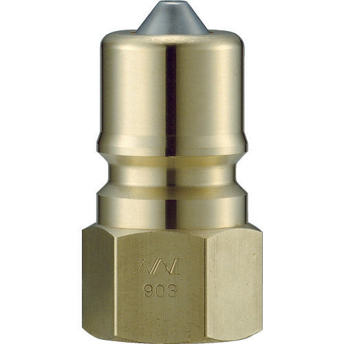 NAC Quick Coupling SPE Type Brass Large Flow Type Male Thread Mounting Double Open/Close Type CSPE03P2 1 pc
